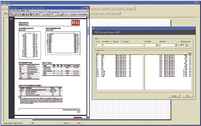 Obr. 1 Kopírování dat z katalogového listu v PDF formátu do programu